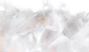 Lampada a sospensione rustica bianca - Feather