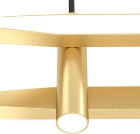 Eglo 901226 - Lampadario LED a sospensione con cavo COLMEAL LED/21W/230V, dorato