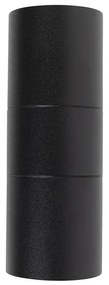 Set di 2 lampade da parete da esterno nere IP44 - Duo