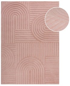 Tappeto in lana rosa 120x170 cm Zen Garden - Flair Rugs