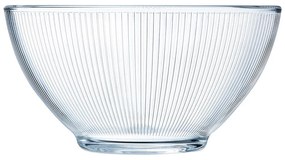 Ciotola Luminarc Stripy Colazione Trasparente Vetro (500 ml) (6 Unità)