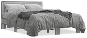 Giroletto Grigio Sonoma 140x190 Cm İn Legno Multistrato Metallo /