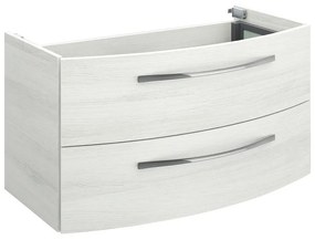 Mobile da bagno sotto lavabo PELIPAL Image rovere L 90 x H 48 x P 48 cm 2 cassetti, lavabo non incluso