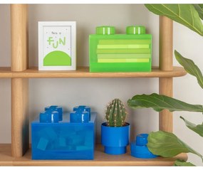 Scatola per bambini verde in plastica 25x25x18 cm – LEGO®