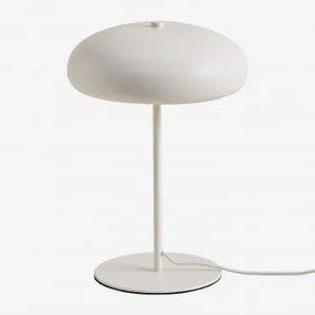 Lampada da tavolo Hilma in metallo Bianco - Sklum
