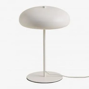 Lampada Da Tavolo Hilma In Metallo Bianco - Sklum