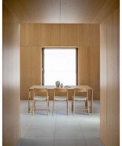 Tavolo da pranzo in rovere massiccio 90x200 cm Derven – Gazzda