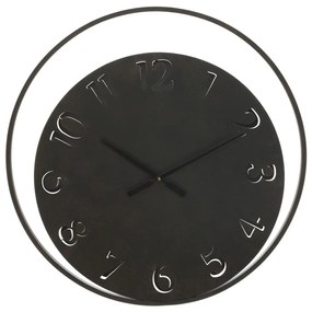 Orologio da parete nero Circle, ⌀ 60 cm - Mauro Ferretti