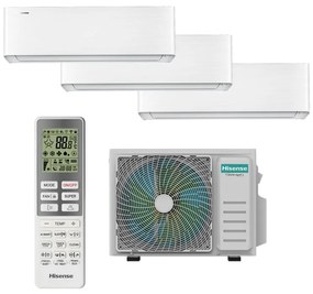 Condizionatore a muro multisplit inverter HISENSE UNI AIR 9+9+12 21.4956 BTU classe raffreddamento A++, classe di riscaldamento A++, bianco