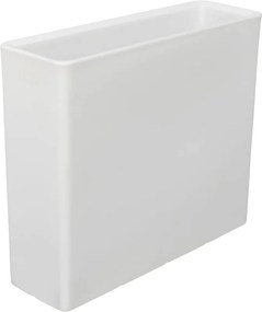 Fioriera VOGHERA in polietilene bianco H 77 cm L 90 x P 29 cm