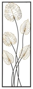 Decorazione da appendere in metallo con motivo a foglie Mauro Ferretti -A-, 31 x 90 cm Luxy - Mauro Ferretti