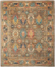 Samarkand Tappeto 250 x 300 Grigio (Pakistan) Annodato A Mano