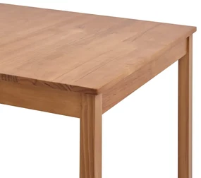 Tavolo da pranzo marrone miele 180x90x73 cm in legno di pino