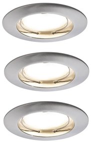 Paulmann 92827 - Set 3x LED 7W dimmerabile incasso COIN 230V