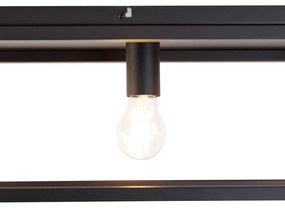 Lampada da soffitto intelligente nera 99,5 cm incl. 4 WiFi A60 - Cage