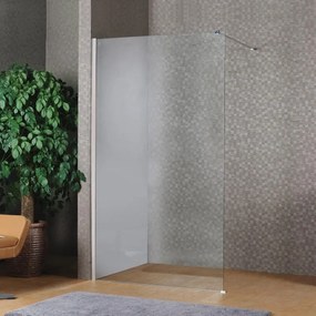 Walk-in remix L 90 x H 200 cm, vetro 8 mm vetro senza finitura / trasparente cromo