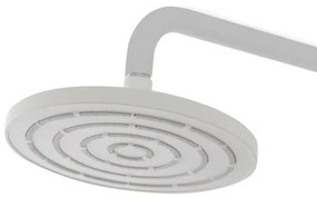 Soffione doccia Ø 20 cm in finitura bianco anticalcare Hidra