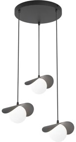 Lampadario a cavo RITUAL 3xG9/8W/230V nero