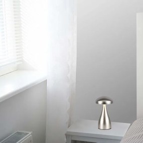 LED Lampada da tavolo ricaricabile dimmerabile LED/1W/5V 3000-6000K 1800 mAh argento