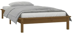 Giroletto con led miele 100x200 cm in legno massello