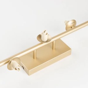 Brilagi - Lampadario a plafone LED MILLA 7xG9/3W/230V oro/fumé