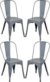 AGATHA - Set 4 sedie industrial