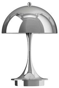 Louis Poulsen - Panthella 160 Portable Lampada da Tavolo V3 High Lustre Cromo Plated Louis Pou