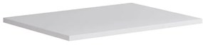 Top per lavabo Niwa L 60 x H 1.8 x P 46 cm laccato opaco bianco truciolare