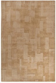 Tappeto in lana con motivo in rilievo Wilhelmine