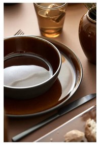 Piatto nero/color ambra in gres ø 27 cm Gastro Black/Amber – Bitz