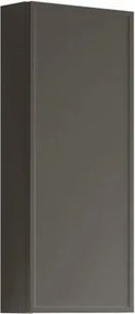 Pensile bagno Pixel Frame laccato opaco grigio carbone, 1 anta apertura da sinistra P 17 x L 30 x H 80 cm