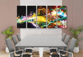 Quadri 5 pezzi – Esplosione di colori