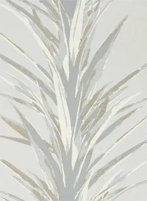 Tapete Yucca von Sanderson - Grey/ Gilver