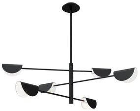 Lampada da soffitto APP1261-6CP BLACK