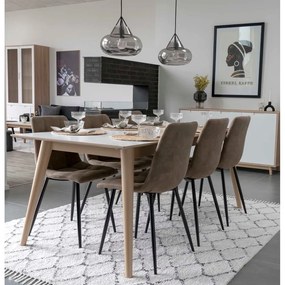 Sedie da pranzo in set marrone chiaro 2 pz Moseby – Bonami Essentials