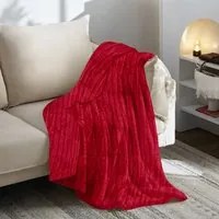 Plaid 120x160 cm Eclipse bordeaux