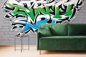 Carta da parati – Scritta Street Art moderna