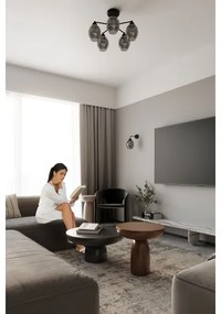 Sollux SL.1145 - Lampadario a stelo FILLAN 5xE27/60W/230V nero