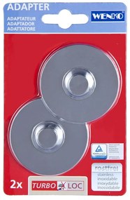 2 pezzi Set di fissaggio Turbo-loc senza foratura Style - Wenko