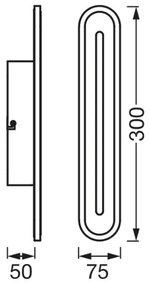 Ledvance-LED Lampada da bagno dimmerabile SMART+ BATH LED/13W/230V IP44 Wi-Fi