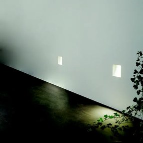 Lampada faretto da incasso LED FUNKY in gesso verniciato Bianco 14x17 cm
