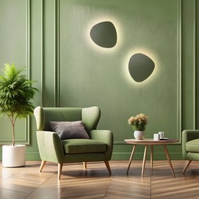 Applique STONE 3xG9/8W/230V 37x49 cm verde