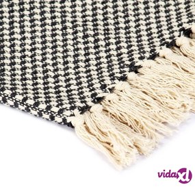 vidaXL Copriletto in Cotone 125x150 cm Antracite