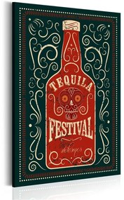 Quadro Tequila Festival  Colore Bianco, Dimensioni e Misure 80x120