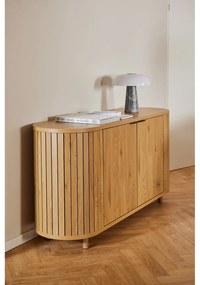 Cassettiera effetto rovere in colore naturale 160x80x45 cm Colima - Actona