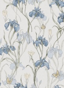 Sandberg Tapete Iris - Sky Blue