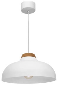 Lampadario su filo BURGOS 1xE27/60W/230V bianco