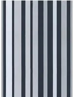Cole & Son Carta da parati Carousel Stripe - Silver/ Charcoal