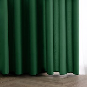 Tenda parzialmente oscurante verde scuro 140x250 cm Carli Tie – Restilo