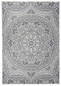 Tappeto Da Esterni A Tessitura Piatta 140x200 Cm Motivo Blu /